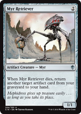 [264]【EN】マイアの回収者/Myr Retriever【C16】[U][茶]