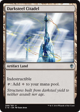 [288]【EN】ダークスティールの城塞/Darksteel Citadel【C16】[U][土地]