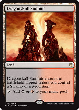 [292]【EN】竜髑髏の山頂/Dragonskull Summit【C16】[R][土地]
