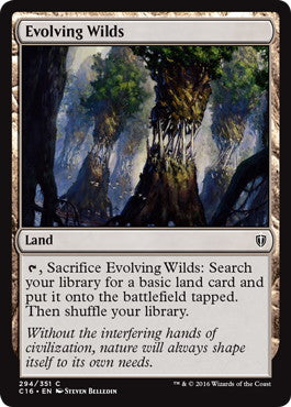 [294]【EN】進化する未開地/Evolving Wilds【C16】[C][土地]