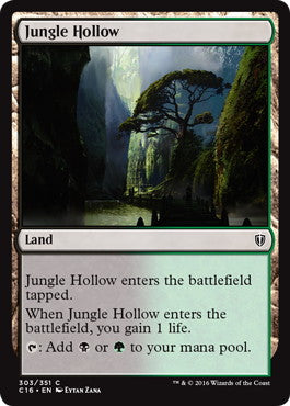 [303]【EN】ジャングルのうろ穴/Jungle Hollow【C16】[C][土地]