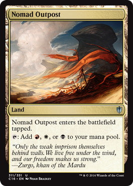 [311]【EN】遊牧民の前哨地/Nomad Outpost【C16】[U][土地]