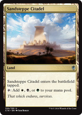 [320]【EN】砂草原の城塞/Sandsteppe Citadel【C16】[U][土地]