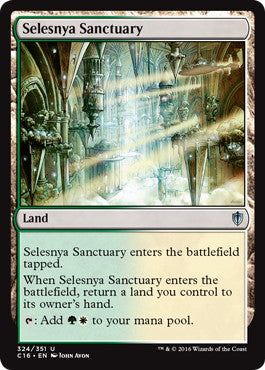 [324]【EN】セレズニアの聖域/Selesnya Sanctuary【C16】[U][土地]