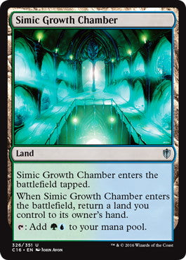 [326]【EN】シミックの成長室/Simic Growth Chamber【C16】[U][土地]