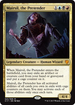 [041]【JP】【FOIL】【Foil】偽善者、メアシル/Mairsil, the Pretender【C17】[M][多色]