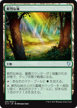 [291]【JP】鮮烈な林/Vivid Grove【C17】[U][土地]