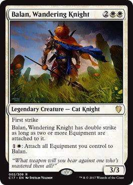 [002]【EN】放浪の騎士、バーラン/Balan, Wandering Knight【C17】[R][白]