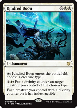 [005]【EN】同族の加護/Kindred Boon【C17】[R][白]