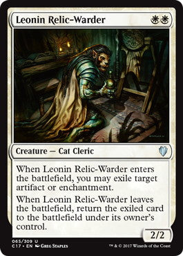 [065]【EN】レオニンの遺物囲い/Leonin Relic-Warder【C17】[U][白]