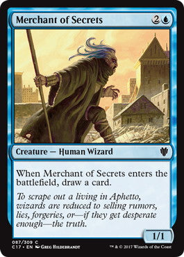 [087]【EN】秘密の商人/Merchant of Secrets【C17】[C][青]