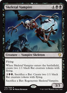 [126]【EN】骸骨の吸血鬼/Skeletal Vampire【C17】[R][黒]