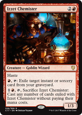 [026]【EN】イゼットの薬術師/Izzet Chemister【C17】[R][赤]
