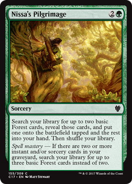 [155]【EN】ニッサの巡礼/Nissa's Pilgrimage【C17】[C][緑]