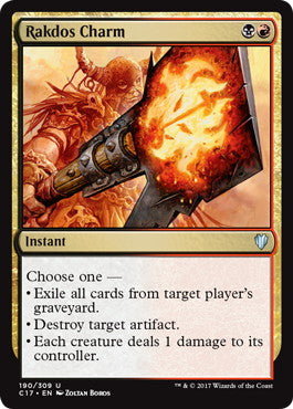 [190]【EN】ラクドスの魔除け/Rakdos Charm【C17】[U][多色]