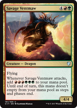 [191]【EN】凶暴な熱口/Savage Ventmaw【C17】[U][多色]