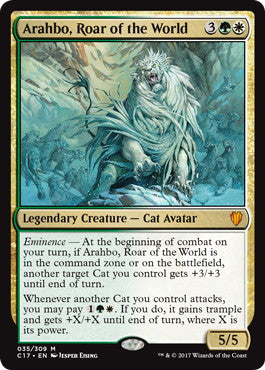 [035]【EN】【FOIL】【Foil】世界の咆哮、アラーボ/Arahbo, Roar of the World【C17】[M][多色]
