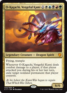 [045]【EN】【FOIL】【Foil】復讐の神、大口縄/O-Kagachi, Vengeful Kami【C17】[M][多色]