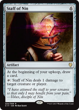 [224]【EN】ニンの杖/Staff of Nin【C17】[R][茶]