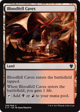 [236]【EN】血溜まりの洞窟/Bloodfell Caves【C17】[C][土地]
