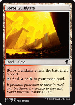 [240]【EN】ボロスのギルド門/Boros Guildgate【C17】[C][土地]