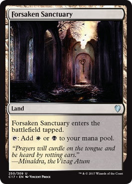 [250]【EN】放棄された聖域/Forsaken Sanctuary【C17】[U][土地]