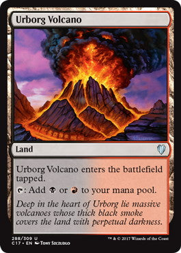 [288]【EN】アーボーグの火山/Urborg Volcano【C17】[U][土地]