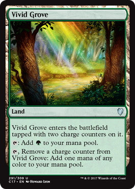 [291]【EN】鮮烈な林/Vivid Grove【C17】[U][土地]