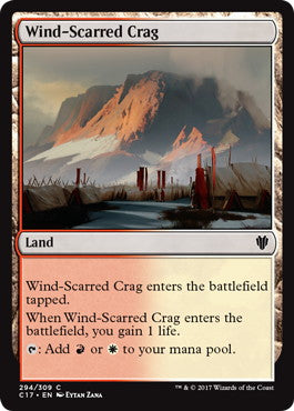 [294]【EN】風に削られた岩山/Wind-Scarred Crag【C17】[C][土地]