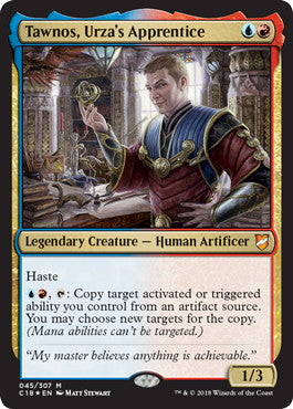 [045]【JP】【FOIL】ウルザの弟子、タウノス/Tawnos, Urza's Apprentice【C18】[M][多色]
