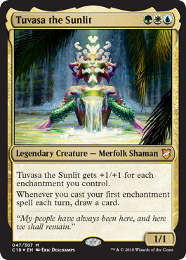 [047]【JP】【FOIL】日照のトゥヴァーサ/Tuvasa the Sunlit【C18】[M][多色]