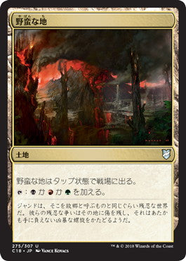 [275]【JP】野蛮な地/Savage Lands【C18】[U][土地]