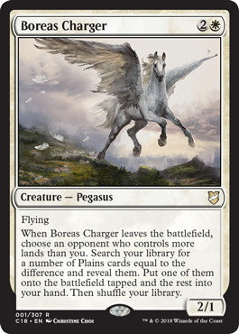 [001]【EN】ボレアスの軍馬/Boreas Charger【C18】[R][白]