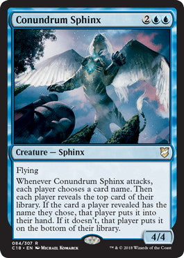 [084]【EN】難題のスフィンクス/Conundrum Sphinx【C18】[R][青]