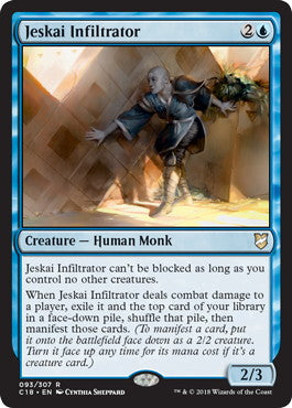 [093]【EN】ジェスカイの浸透者/Jeskai Infiltrator【C18】[R][青]