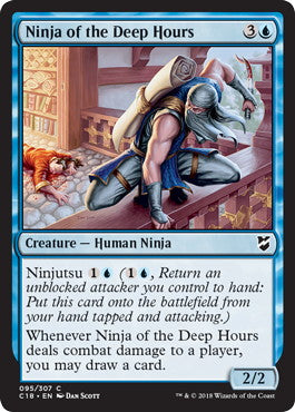 [095]【EN】深き刻の忍者/Ninja of the Deep Hours【C18】[C][青]