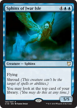 [103]【EN】ジュワー島のスフィンクス/Sphinx of Jwar Isle【C18】[R][青]