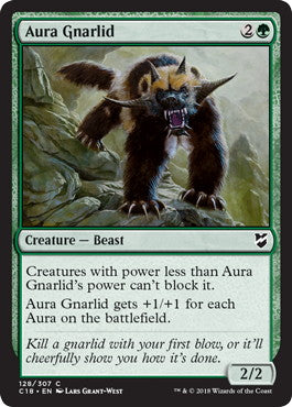 [128]【EN】オーラのナーリッド/Aura Gnarlid【C18】[C][緑]