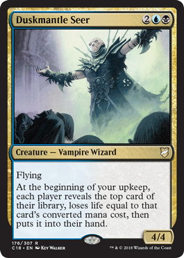 [176]【EN】ダスクマントルの予見者/Duskmantle Seer【C18】[R][多色]