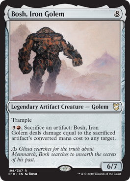 [198]【EN】鉄のゴーレム、ボッシュ/Bosh, Iron Golem【C18】[R][茶]