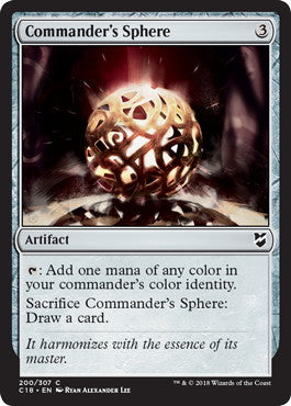 [200]【EN】統率者の宝球/Commander's Sphere【C18】[C][茶]