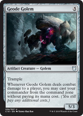 [056]【EN】晶洞ゴーレム/Geode Golem【C18】[U][茶]