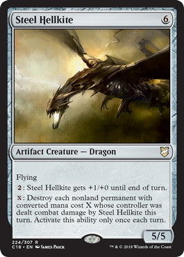 [224]【EN】鋼のヘルカイト/Steel Hellkite【C18】[R][茶]