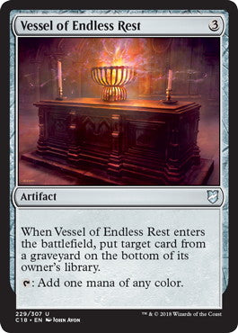 [229]【EN】終わりなき休息の器/Vessel of Endless Rest【C18】[U][茶]