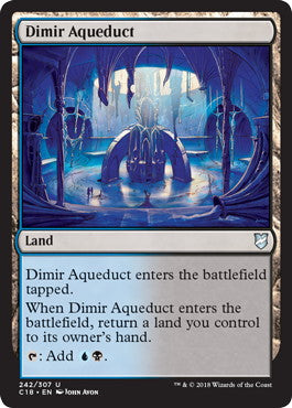 [242]【EN】ディミーアの水路/Dimir Aqueduct【C18】[U][土地]