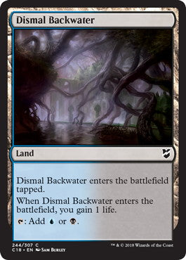 [244]【EN】陰鬱な僻地/Dismal Backwater【C18】[C][土地]