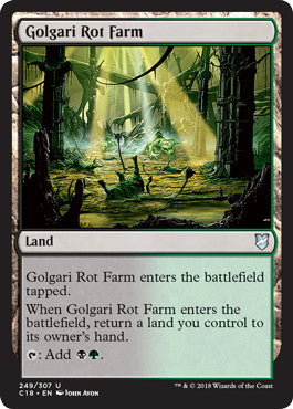 [249]【EN】ゴルガリの腐敗農場/Golgari Rot Farm【C18】[U][土地]