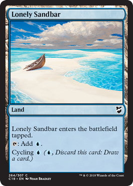 [264]【EN】孤立した砂州/Lonely Sandbar【C18】[C][土地]