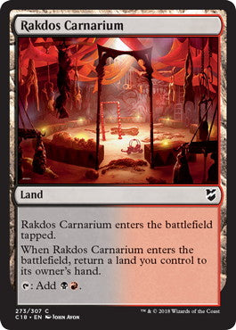 [273]【EN】ラクドスの肉儀場/Rakdos Carnarium【C18】[C][土地]