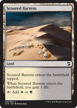 [276]【EN】磨かれたやせ地/Scoured Barrens【C18】[C][土地]